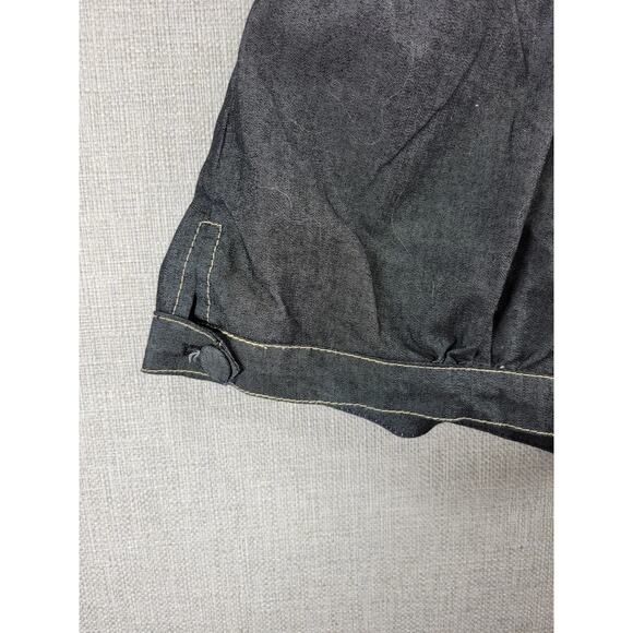 Zawary Womens Romper Shorts Size L Gray‎ Tribal Embroidered Strapless Casual - Picture 5 of 12